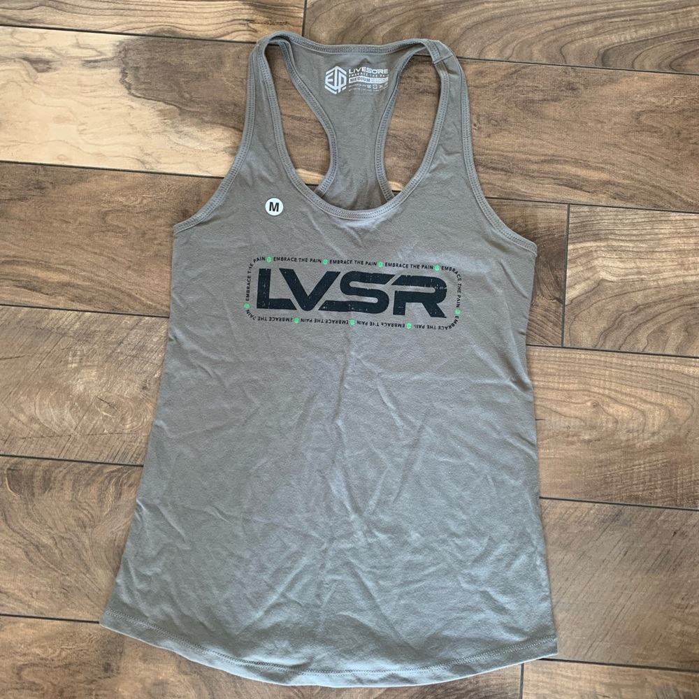 Live sore work out tank